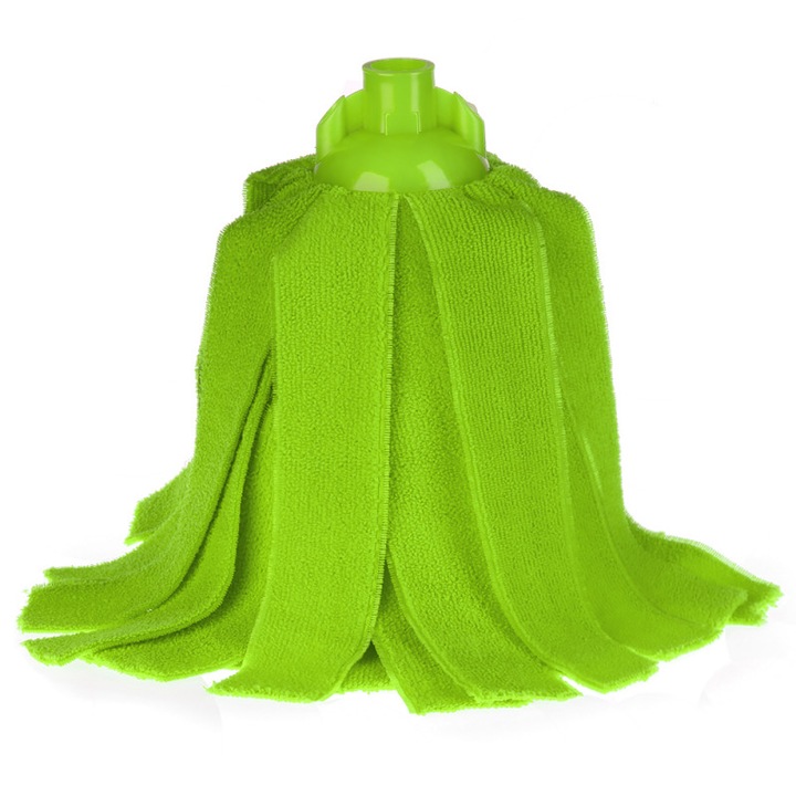 Rezervă mop microfibra, verde, 31cm, set