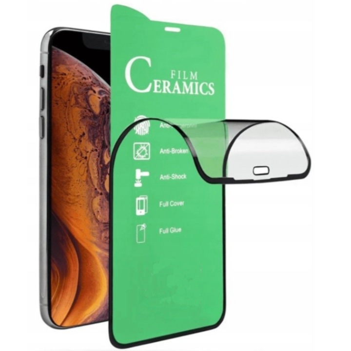 Folie protectie telefoane, luka, sticla ceramica 9D, transparenta, 0,33mm, pentru Redmi Note 10 4G/Redmi Note 10S