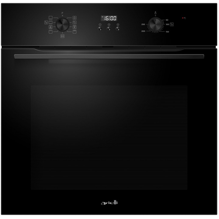Електрическа фурна за вграждане ARIELLI AOE-1070BL, 10 Функции, Клас А, Black