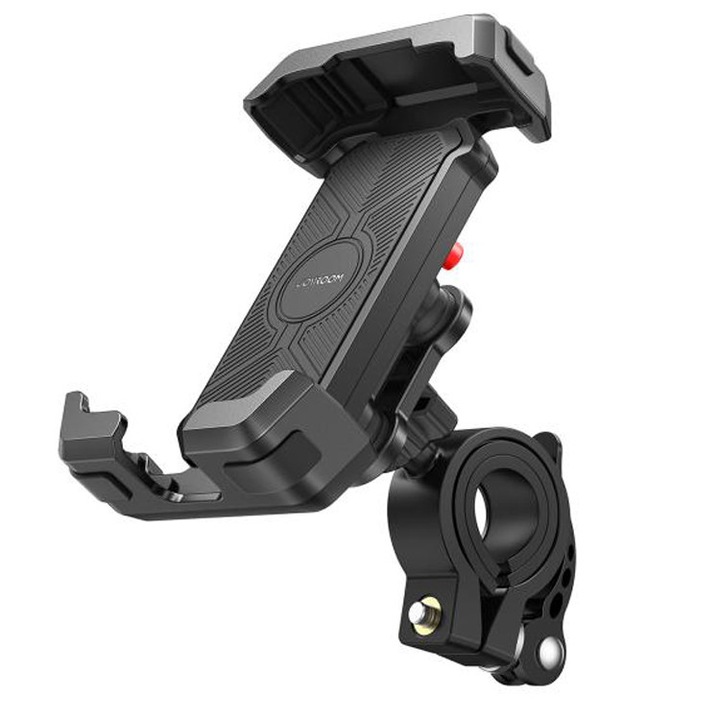 Kerékpár/Motor tartó, Joyroom JR-ZS428, Ütésálló sarkok, Kormányra szerelhető, 360 fokban forgatható, Fekete