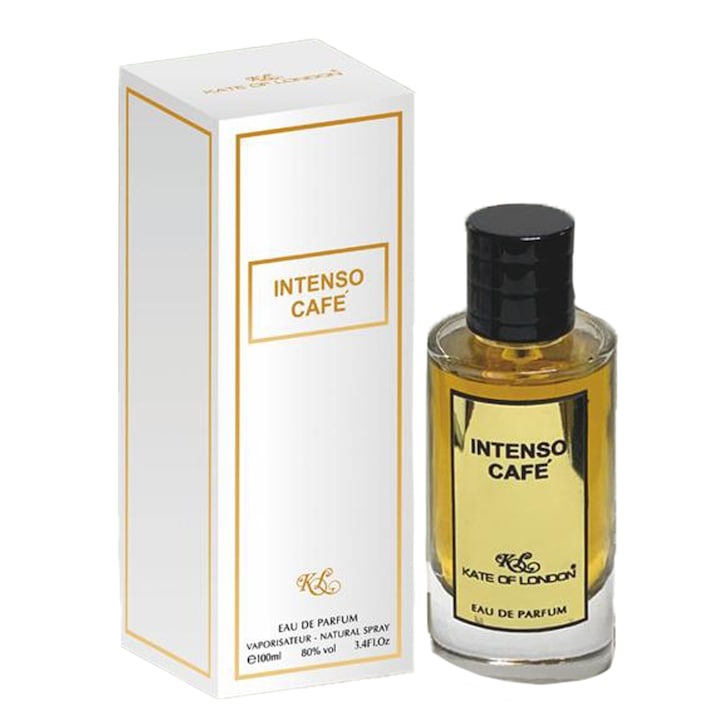 Intenso Cafe Parfümvíz, Kate Of London, Uniszex, 100ml 2ml-es mintával