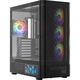 Кутия Modecom Volcano Volcano AQ400 ARGB Midi Черна