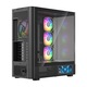 Кутия Modecom Volcano Volcano AQ400 ARGB Midi Черна