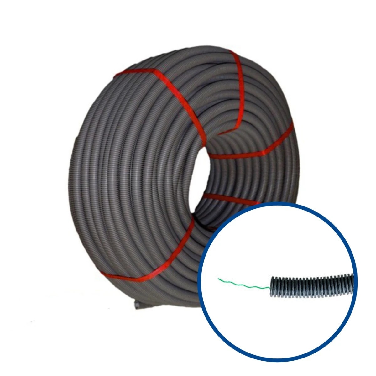 Tub Riflat Copex / tub riflat poliolefina Legrand 651225, D exterior 25 mm, 750 N ...