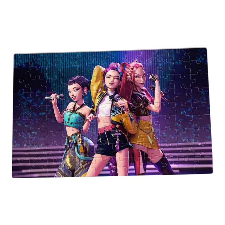 Puzzle personalizat huntrix kpop demon hunters, 120 piese