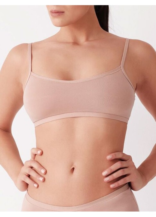 Bustiera bumbac Cotonella GD441 0001, Bej