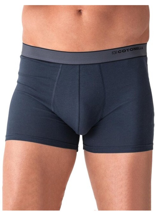 Boxeri clasici bumbac organic Cotonella AU371 0001, Bleumarin