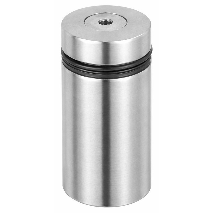 Conector punctual distantier suport sticla, inox, Ø=40mm, L=50mm, culoare Satinat