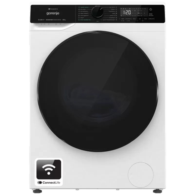 Mașină de spălat cu uscător Gorenje WD2PA854ADW, Capacitate spălare: 8 kg, Capacitate uscare: 5 kg, Display LED, Alb