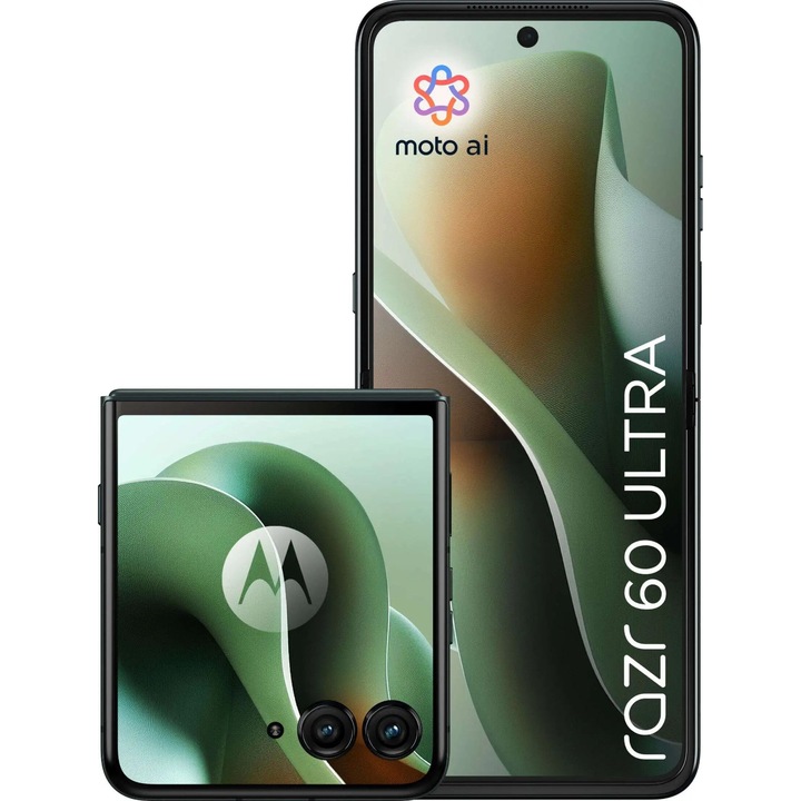 Motorola Razr 60 Ultra, 512GB, 16GB RAM, зелен, 7.0 инча
