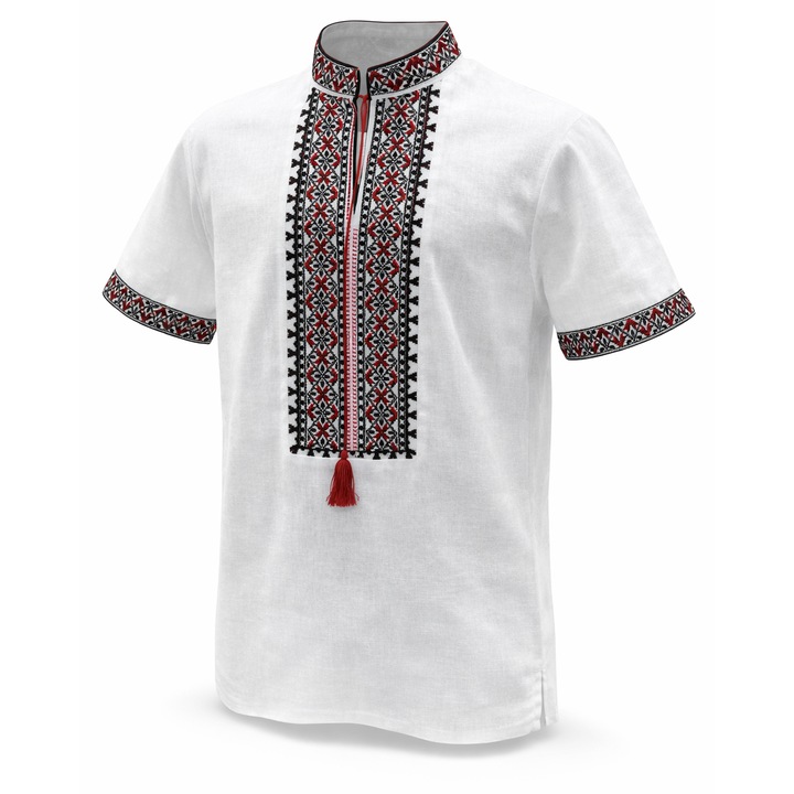 Мъжка риза тип туника, традиционен модел, памук, размер 43/ 2XL