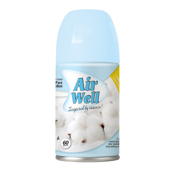 Ароматизатор за стая Agiva AirWell Pure Cotton, 250мл