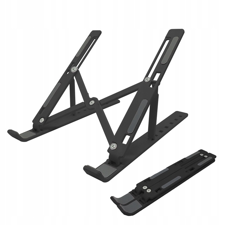 Suport pentru laptop KORBI, plastic, negru