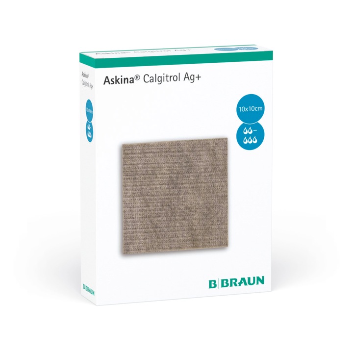 Pansament cu argint Askina Calgitrol AG + 10 X 10 CM