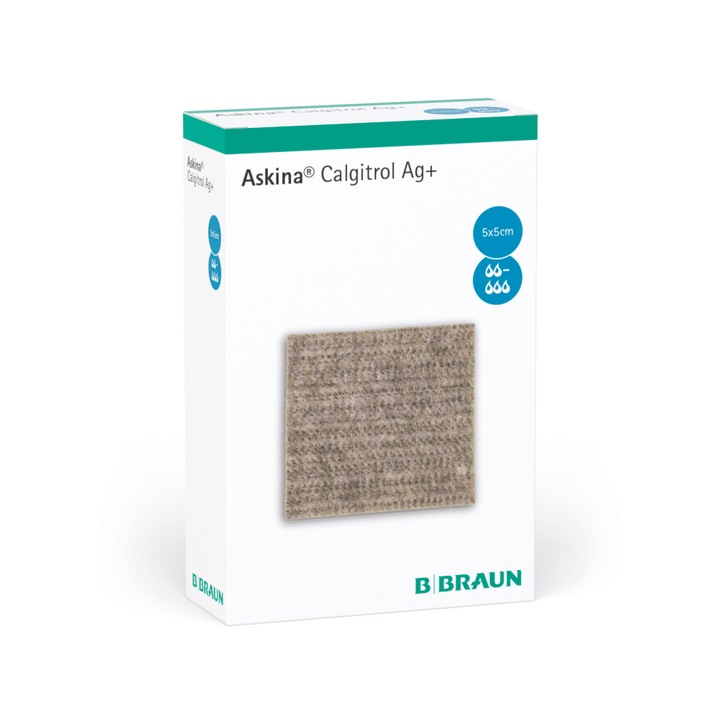 Pansament cu argint Askina Calgitrol AG + 5 X 5 CM
