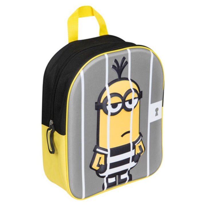 Rucsac 3D copii Minions, 31x27x10cm, Sambro