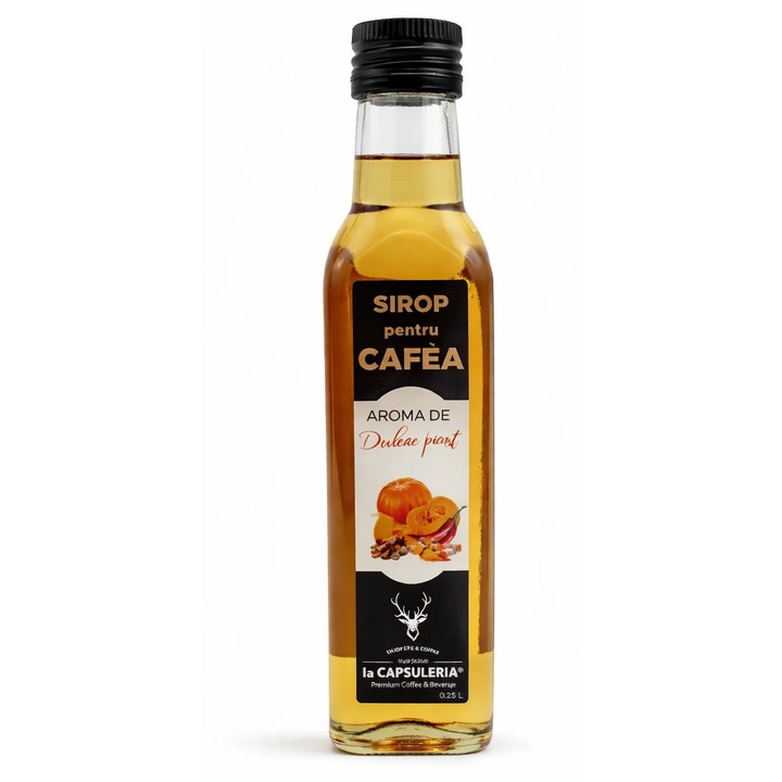 Sirop pentru Cafea, Pumpkin Spice, La Capsuleria, 250 ml