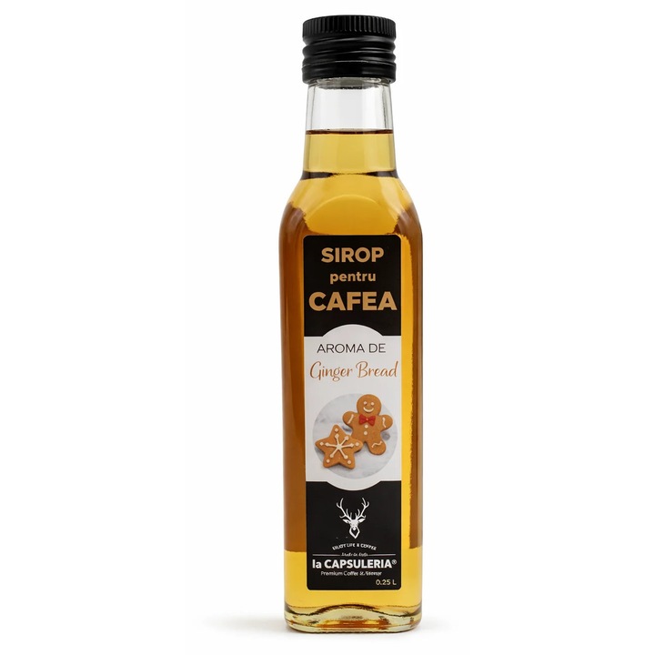 Sirop pentru Cafea, Gingerbread, La Capsuleria, 250 ml
