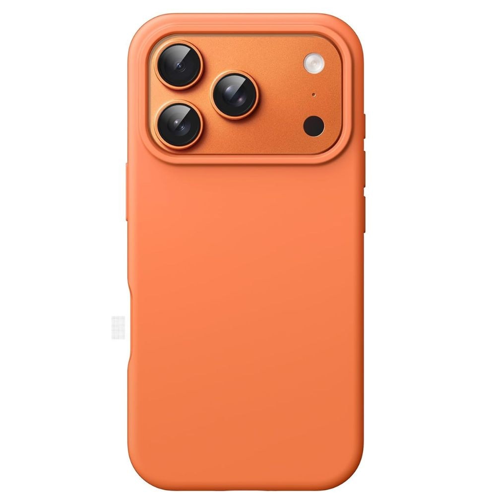 Husa Jelly G-Tech Silicone Compatibil cu Apple iPhone 17 Pro Max, Decupaje precise, Flexibila, Protectii Camere, Portocaliu