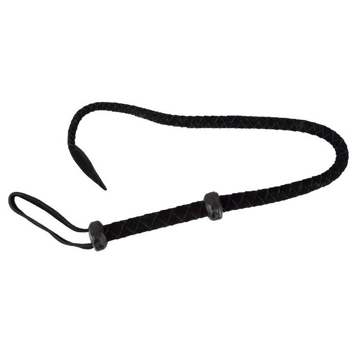 Bici din piele neagra, Wild Thing by Zado, 90cm, cu manere intarite