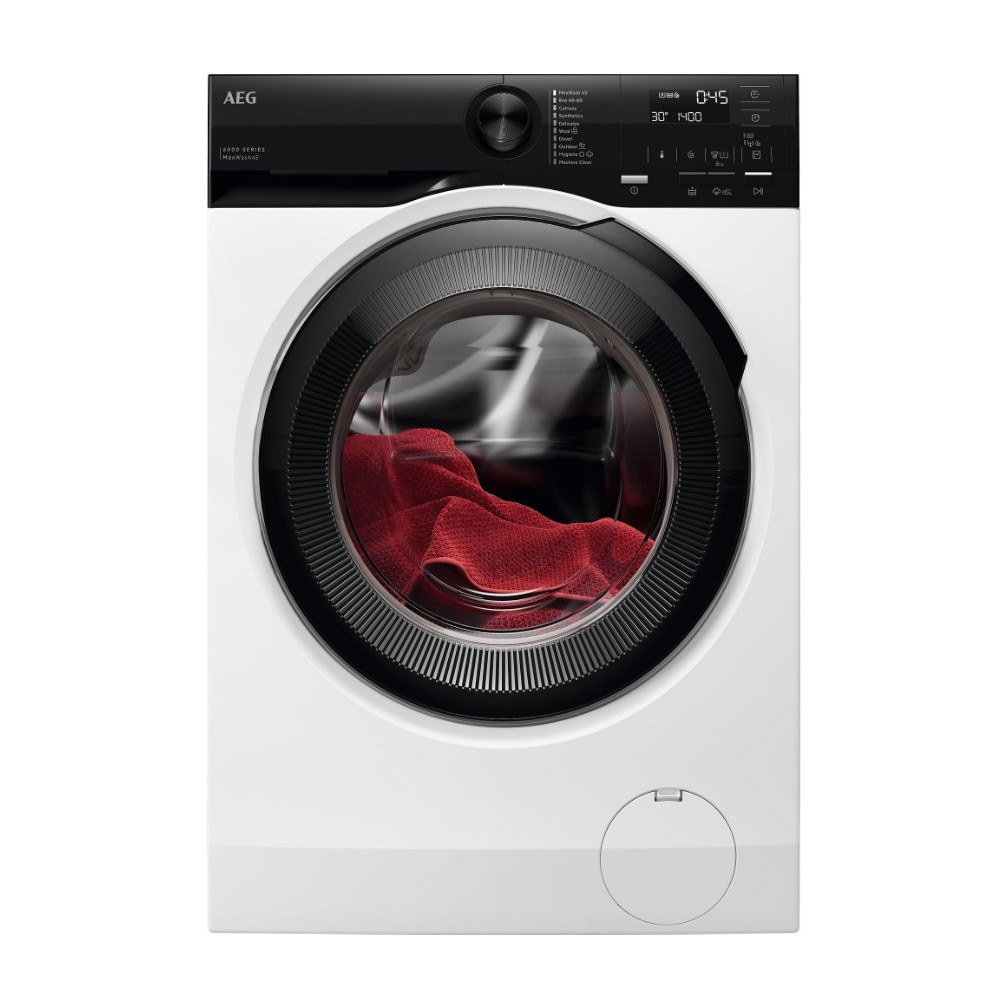 Masina de spalat rufe AEG LFR6G944GE, ProSense, Eco Inverter, Steam, Anti-allergy, AI WashAssist, TimeSave Plus, Igienizare, 9 kg, 1400 rpm, Clasa A, Alba