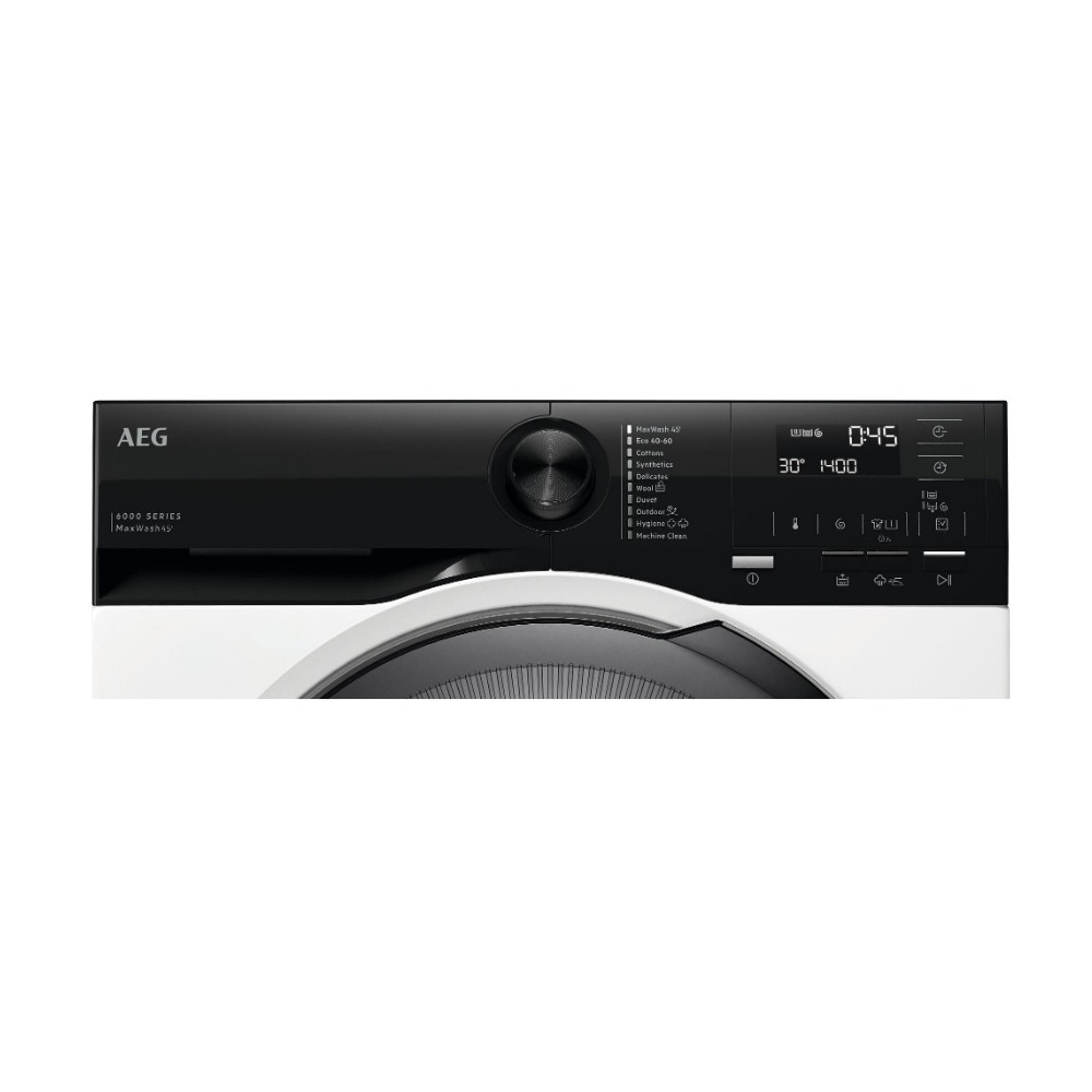 Masina de spalat rufe AEG LFR6G944GE, ProSense, Eco Inverter, Steam, Anti-allergy, AI WashAssist, TimeSave Plus, Igienizare, 9 kg, 1400 rpm, Clasa A, Alba