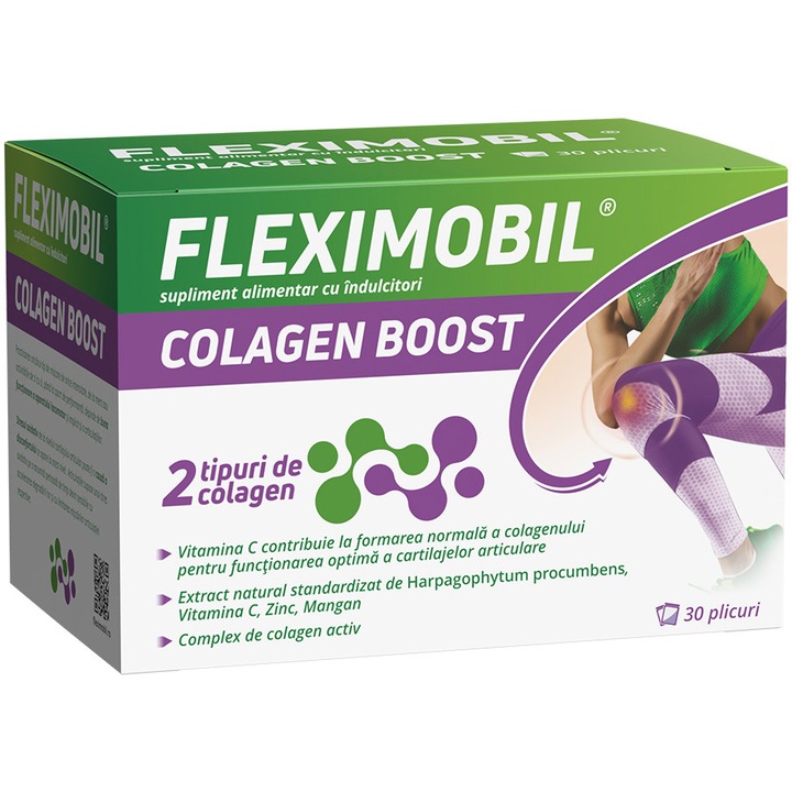 Fleximobil Colagen Boost, Fiterman Pharma, 30 plicuri