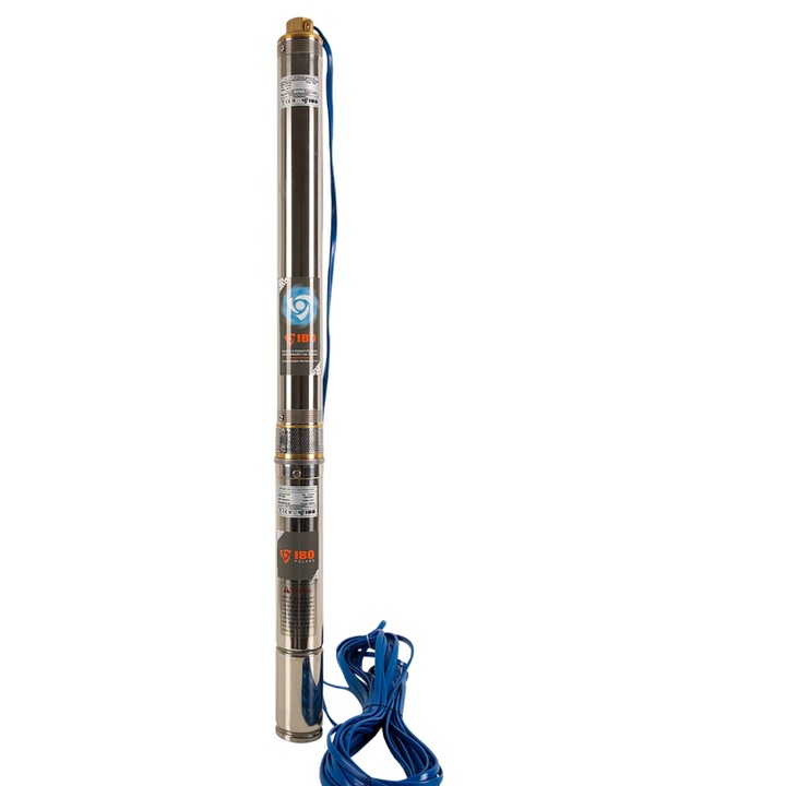 IBO RSN 350-60 búvárszivattyú kúthoz és fúráshoz, homokálló, 6 bar, 230V, maximális szállítási magasság 60 m