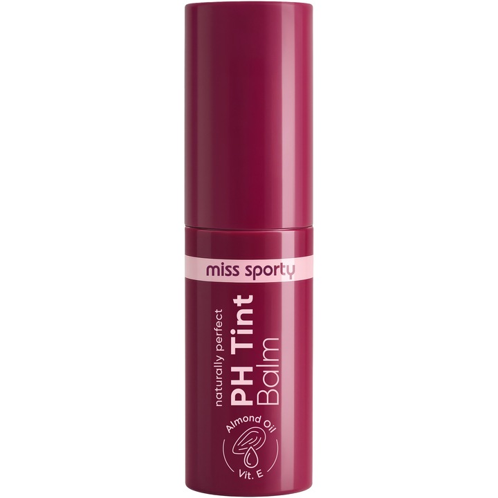 Ruj balsam de buze PH reactiv Miss Sporty Naturally Perfect, 03 Winter Berry, 3,6 g