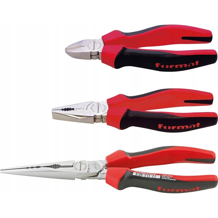 FORMAT fogókészlet, 3 részes, 160mm, 180mm, 200mm