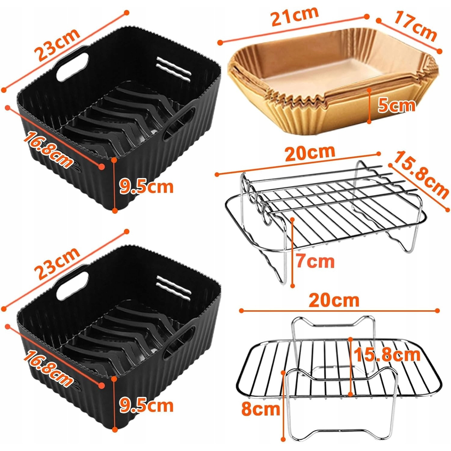 Set 2 bucati protectie stropire din inox, accesorii pentru