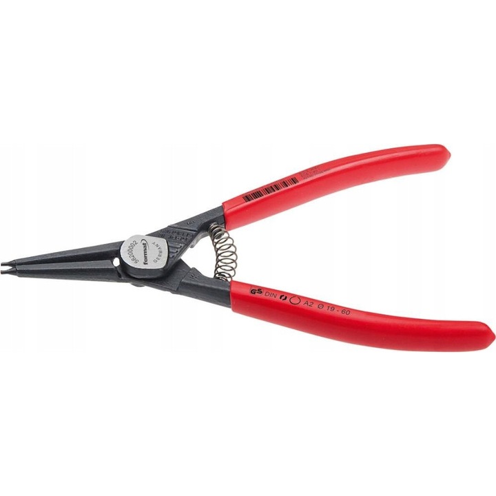 Külsőgyűrű fogó, 225mm, A3, króm-vanádium acél