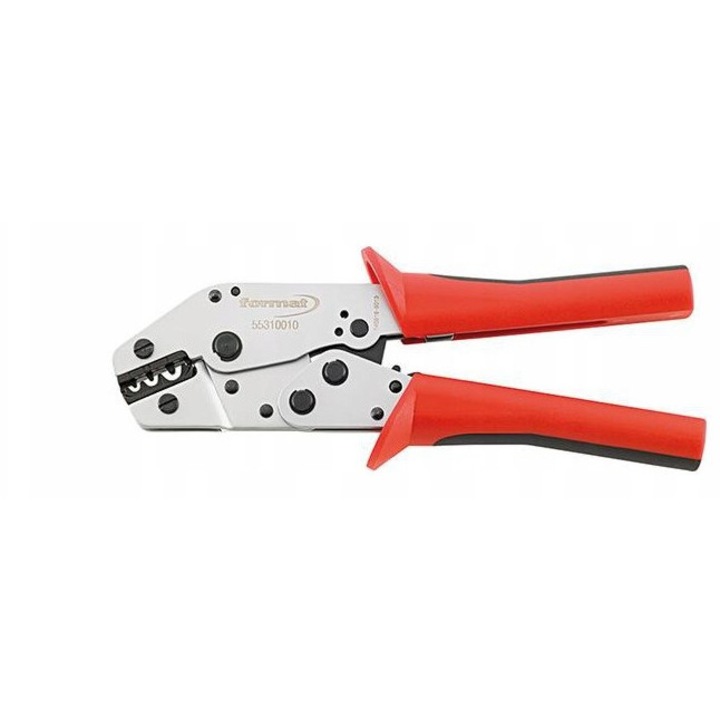 Fogó szigeteletlen kábelvégek préseléséhez, 0,5-6mm, 205mm