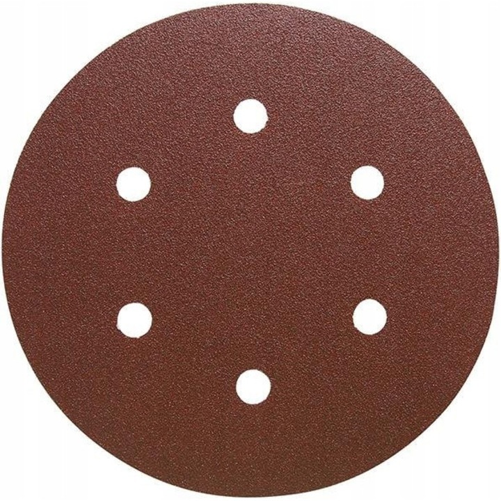 Disc abraziv cu arici, 150mm, granulatie 100, 6 gauri, pentru lemn