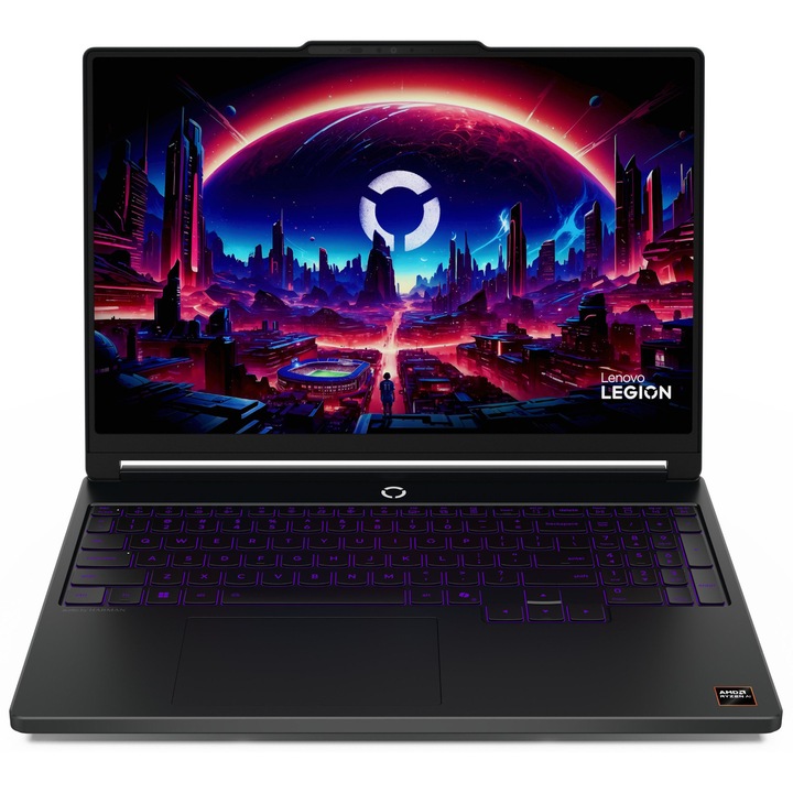 Лаптоп Lenovo Legion 5 15AHP11, 83Q7001BBM, 15.3", AMD Ryzen 7 250 (8-ядрен), NVIDIA GeForce RTX 5060 (8GB GDDR7), 32GB 5600MHz (2x16GB) DDR5, Черен