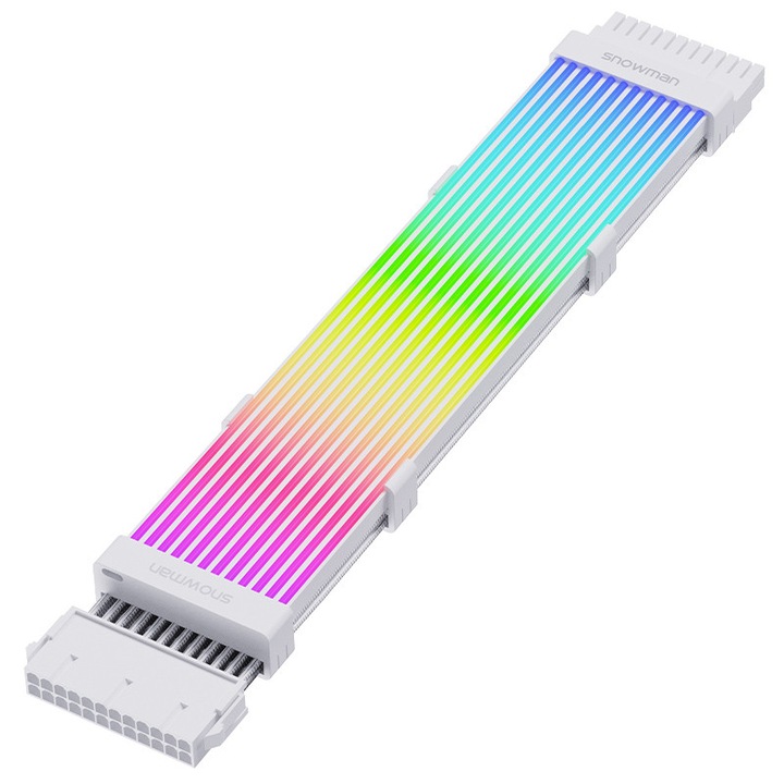 Захранващ кабел SNOWMAN A40-ARGB 24 пина, мед, 300x55x18мм