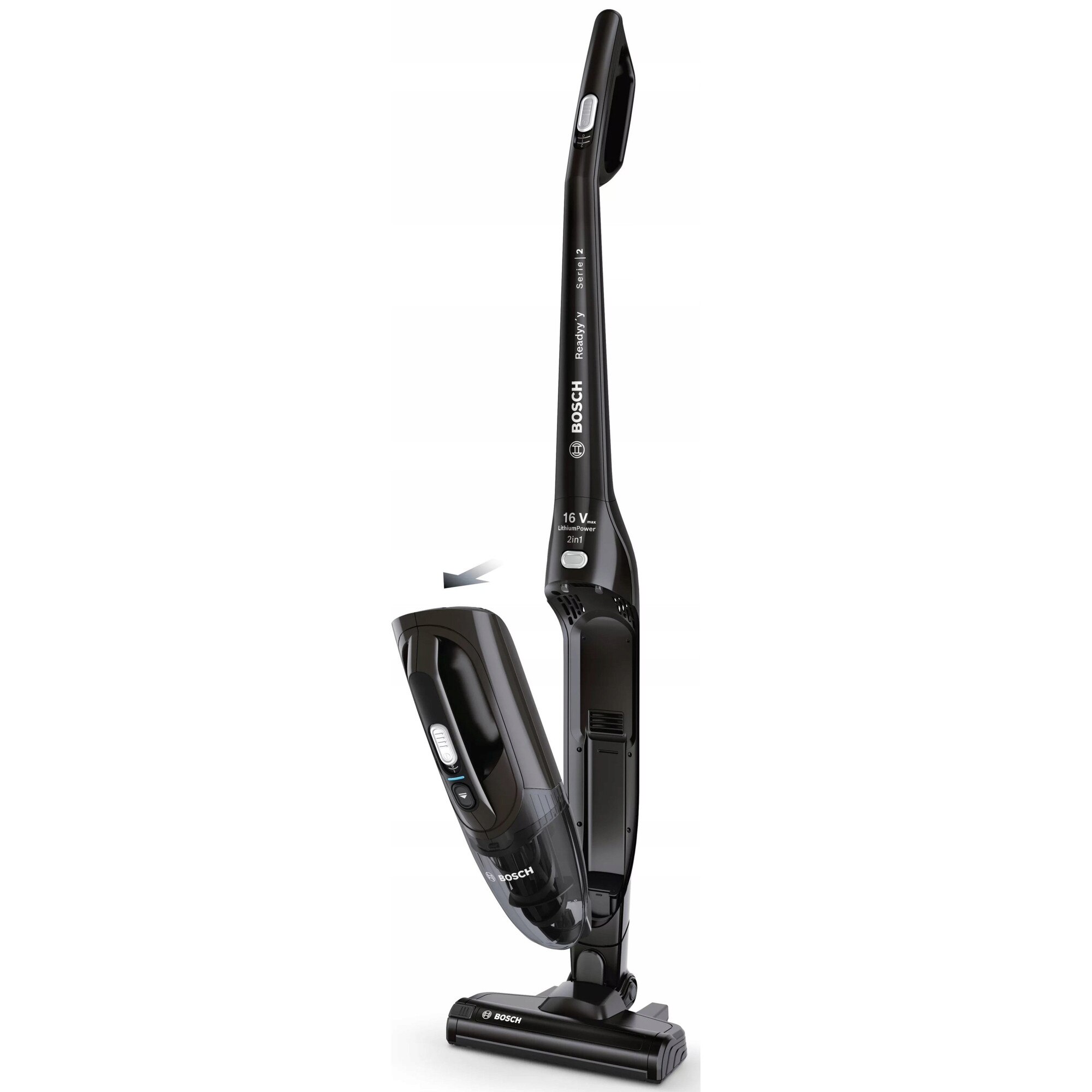 Aspirator vertical Bosch BBHL22BLCK 2in1 negru 0.4l 40min