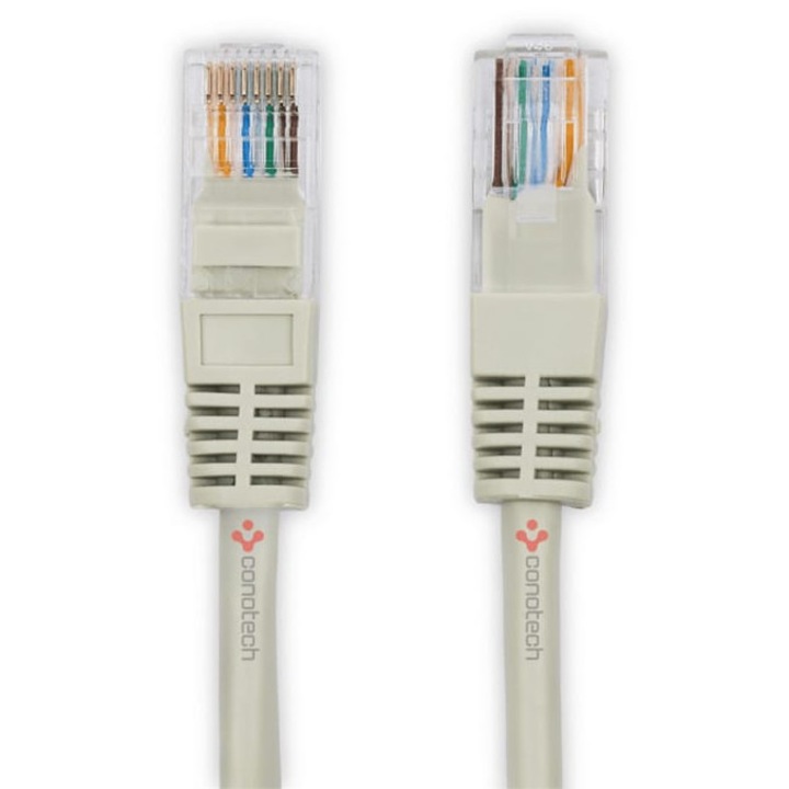 Cabluri U/UTP kat.5e Conotech, 20m, gri