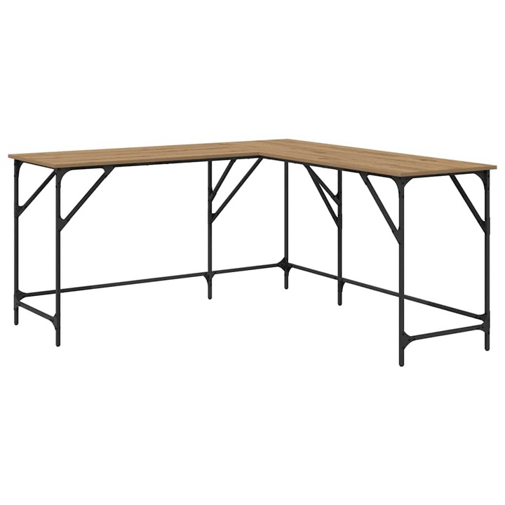 vidaXL Asztal Artisan tölgy 149 x 149 x 75 cm Faanyag 882863