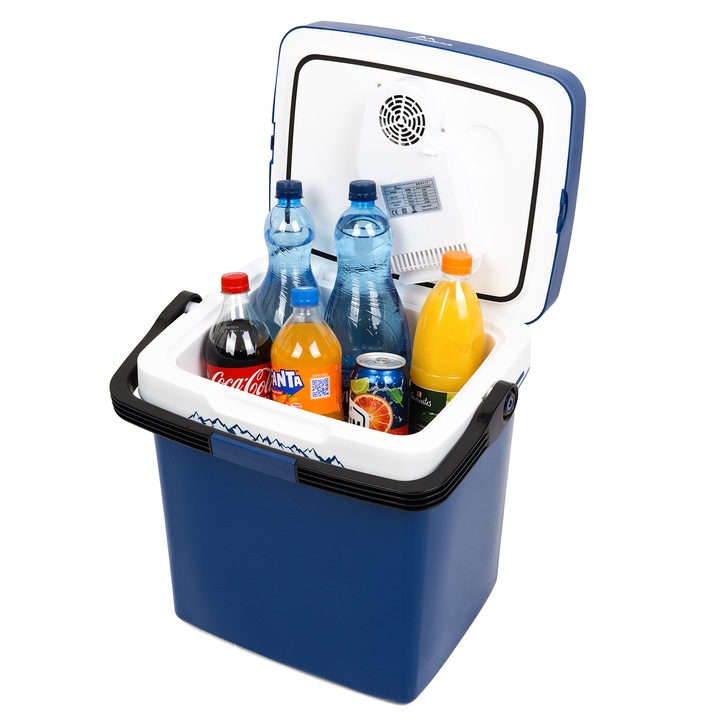 Frigider auto Maverick 30L, functie de racire si incalzire, dimensiuni 42x33x46cm, culoare multicolor