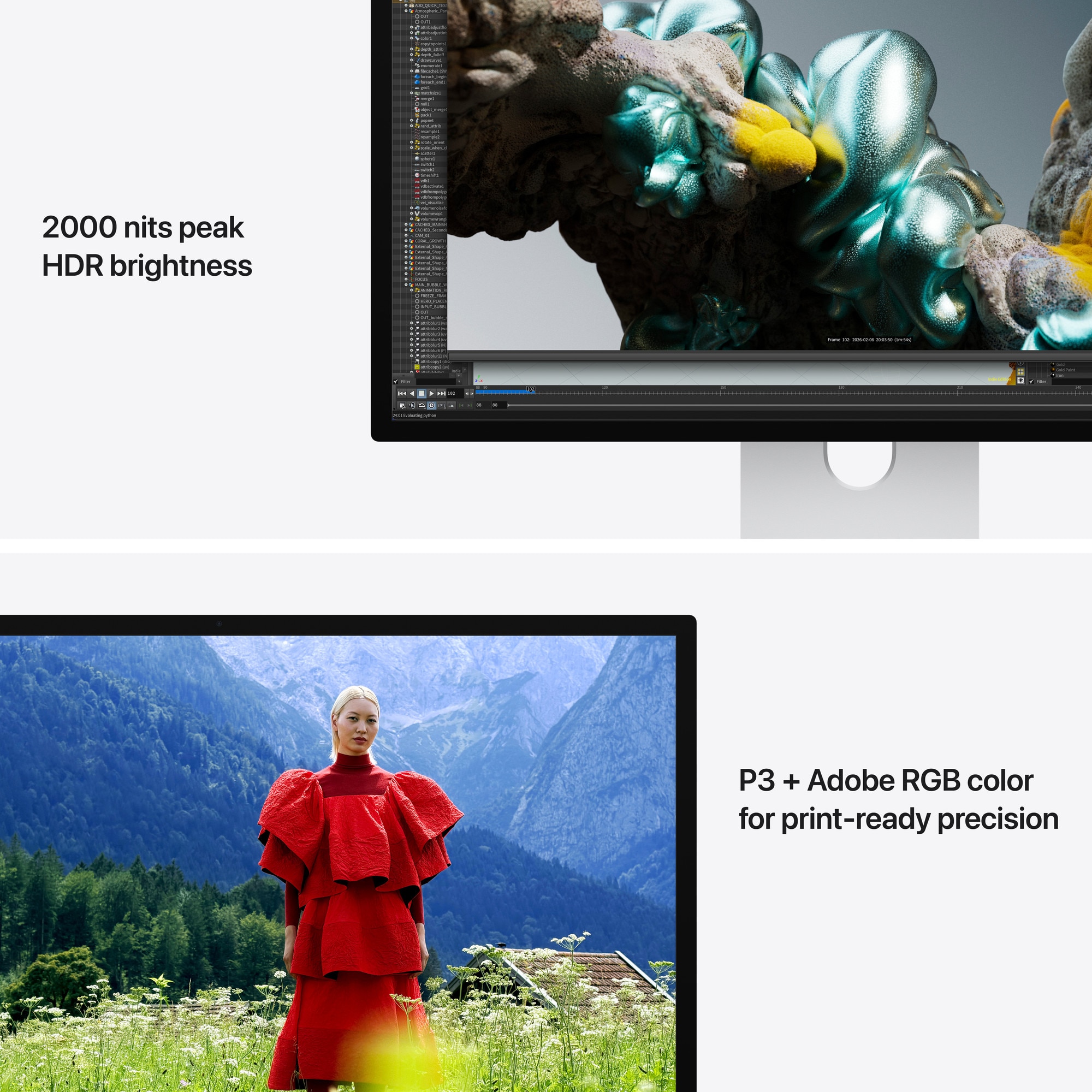 Monitor Apple Emag Monitor Apple Studio 27'', 5K, IPS, Mini LED, Wide, 120Hz, Display XDR ...