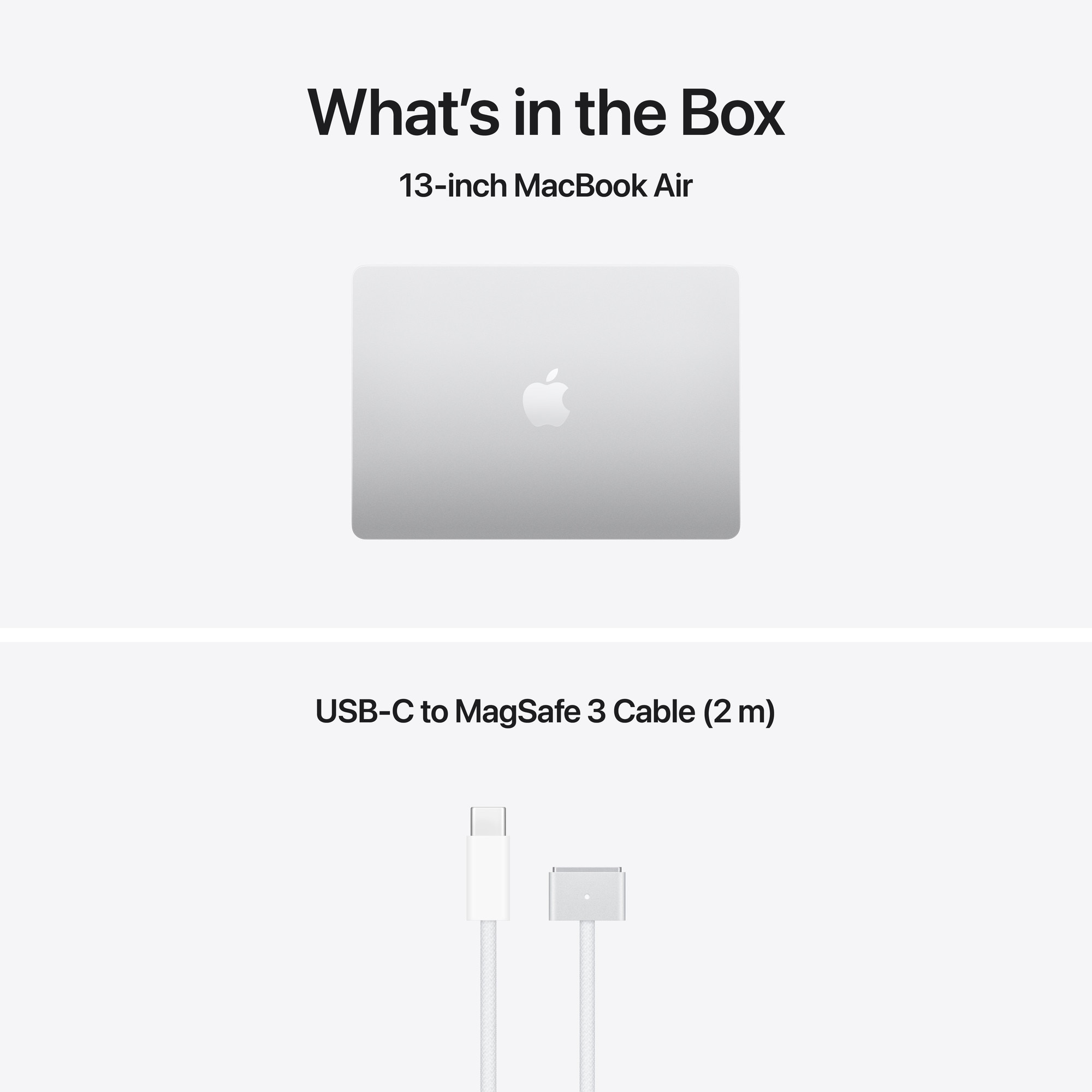 Apple MacBook Air 13'' cu procesor Apple M5, 10 nuclee CPU, 8 nuclee GPU, 16GB RAM, 512GB SSD, Silver, Tastatura Internationala, Manual RO