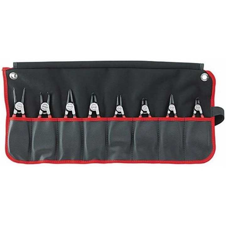 8 darabos gyűrűfogó készlet, FORMAT, króm-vanádium acél, méretek 345x115x100mm