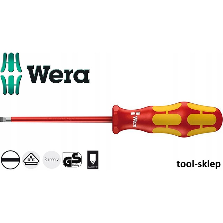 Surubelnita plata 10x200mm, VDE, 312mm, izolatie 1000V