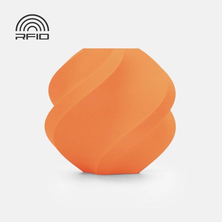 Filament Bambu Lab Pla Mat Refill Mandarin Orange 1kg 1.75