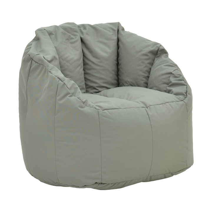 Fotoliu puf Kerlon, gri, 80x65 cm