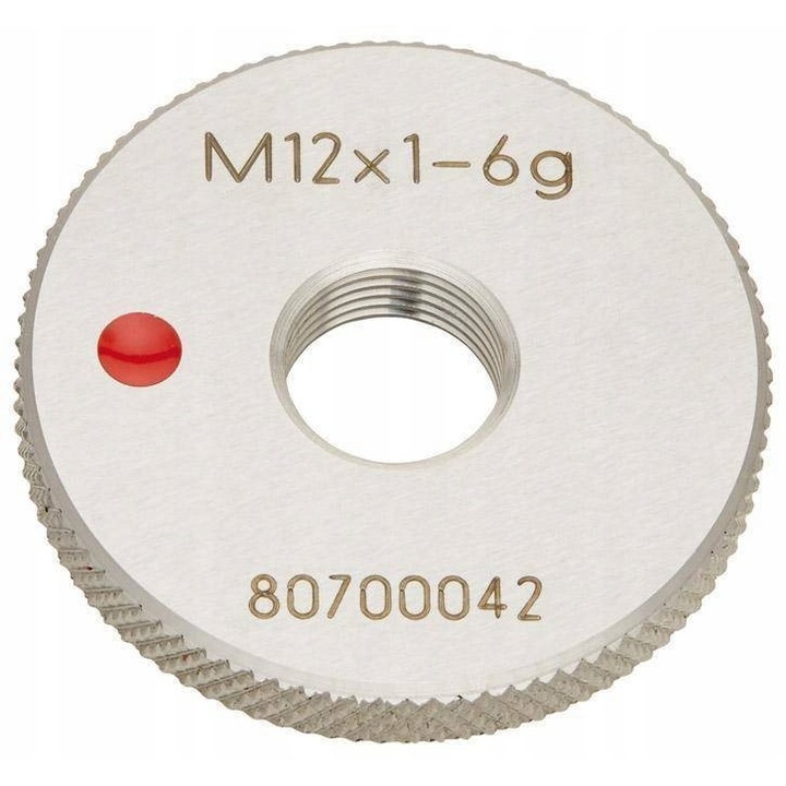 Sprawdzian pierscieniowy pentru filete M20x1,0, otel special, clasa toleranta 6g
