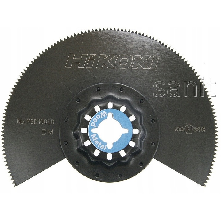 Brzeszczot STARLOCK 100mm pentru fierastraie electrice, Hikoki, pentru lemn si metal, 782725