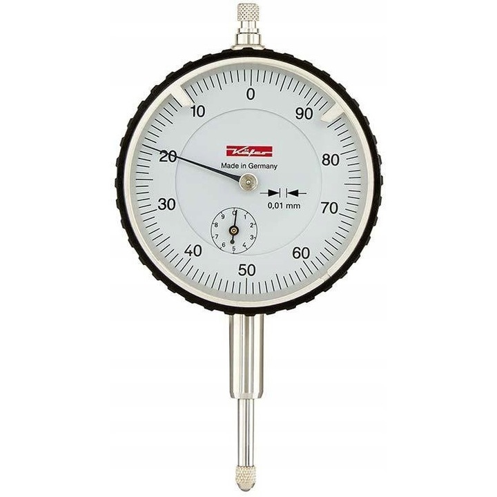 Cercetator de precizie M2T, 10mm, 0,01mm, 58mm, numerare inversa