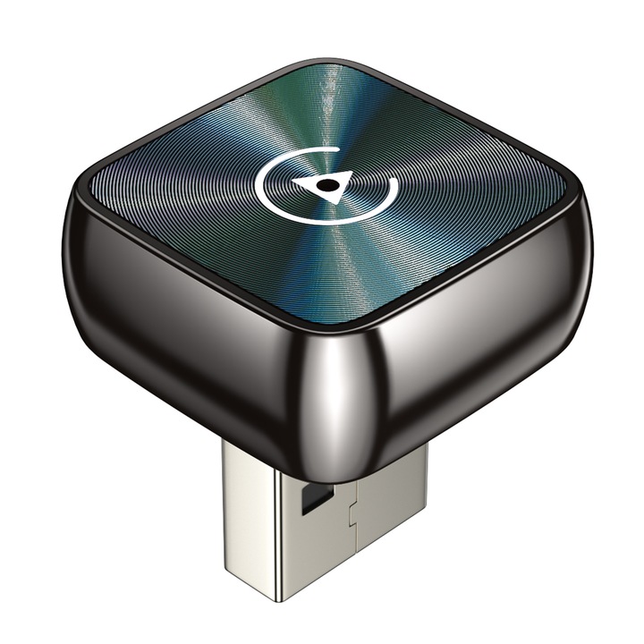VeniSymlis® Adaptor CarPlay wireless 2-in-1 si adaptor wireless Android Auto, adaptor WiFi de mare viteza 5.8GHz tip C/USB Plug & Play